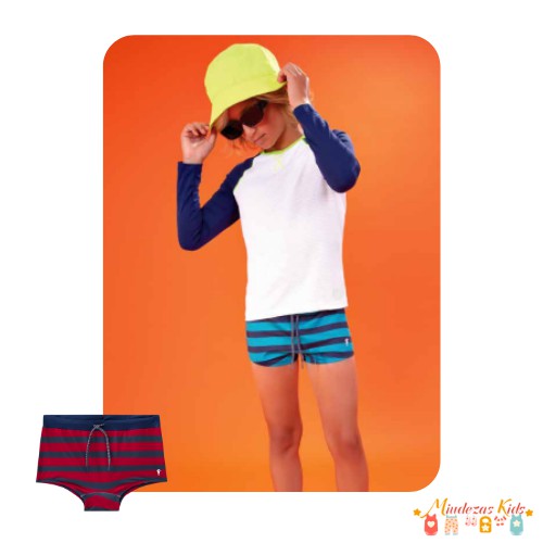 Sunga sublimadacom proteção UV Onda Marinha