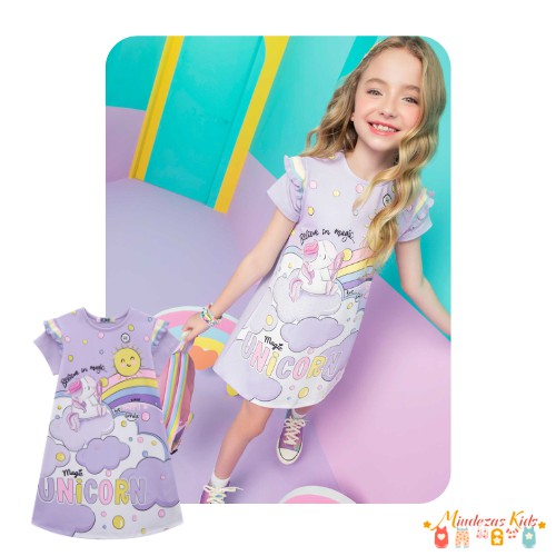 Vestido em Cotton Kukiê