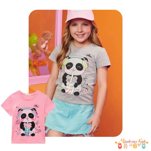 Blusa em meia malha Fun by Infanti BLK24