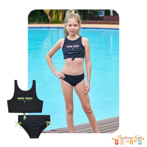 Biquíni reversível em malha UV dry com proteção UV 50+ Lilimoon Beachwear