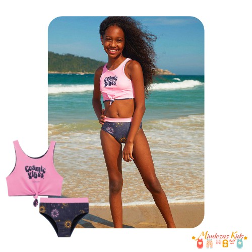 Biquíni em em malha com proteção UV 50+ Lilimoon