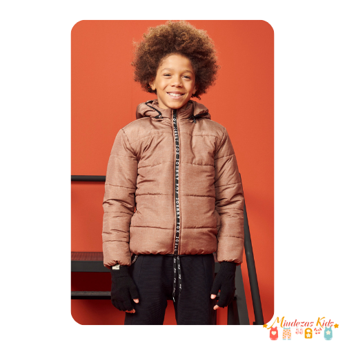 Jaqueta puffer em nylon aspen Johnny Fox