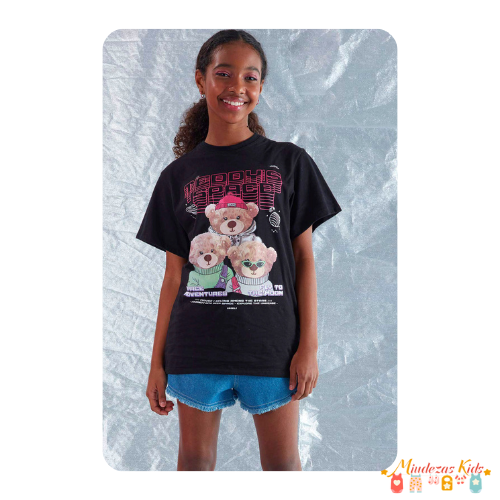 Camiseta em meia malha Lilimoon