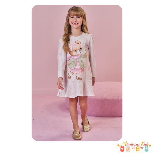 Vestido em molecotton Infanti