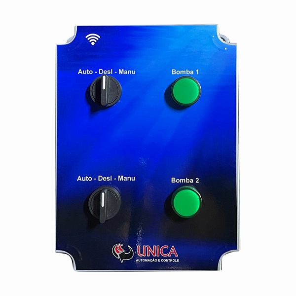Painel Para Automação De Duas Bombas De Piscina Com Timer