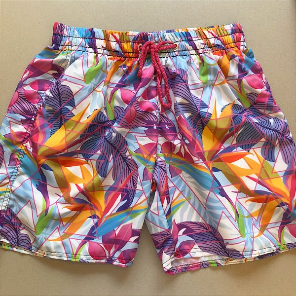 SHORT PRAIA FLORAL - S129