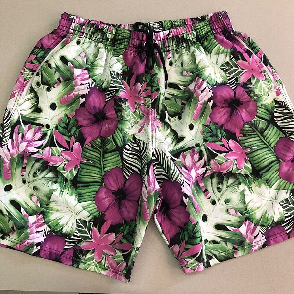 SHORT PRAIA FLORAL - S136