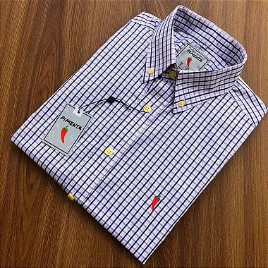 Camisa Xadrez - Preta/Branco