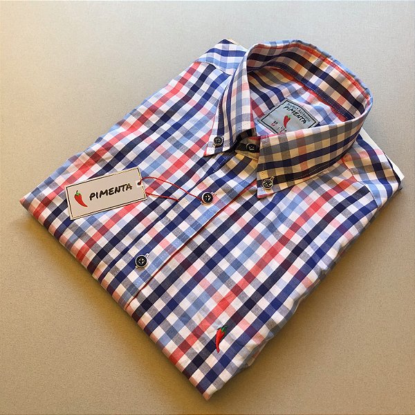 CAMISA MASC. XADREZ - OFT-19