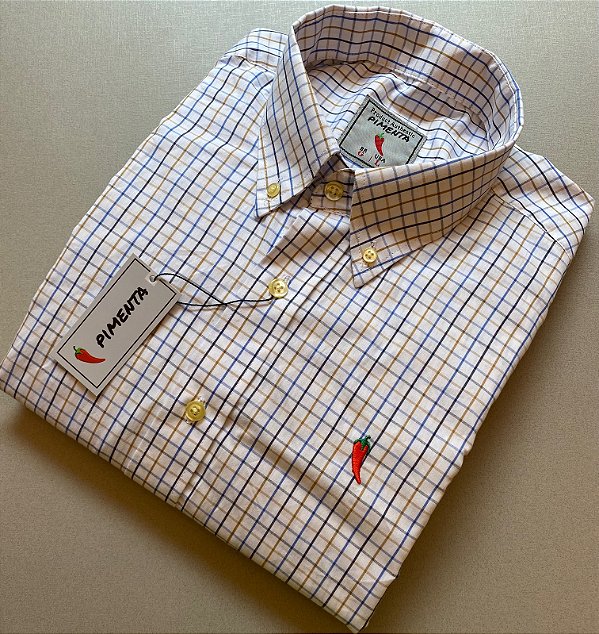 CAMISA MASC. XADREZ - 07/20 LSB