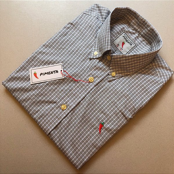 CAMISA MASC. XADREZ - 18/20 LSB