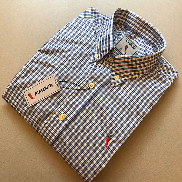 CAMISA MASC. XADREZ - 15/20 LSB