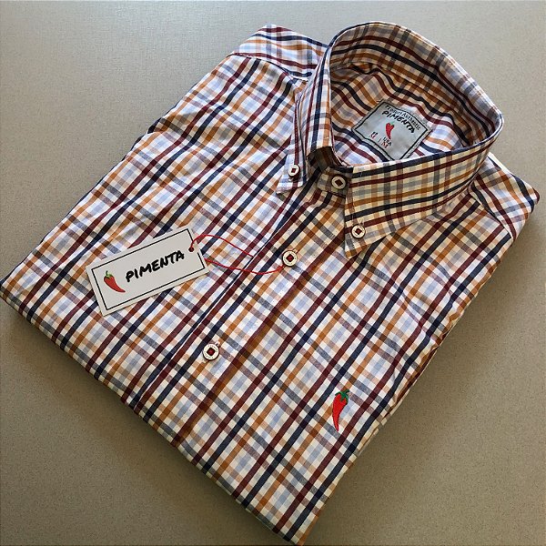 CAMISA MASC. XADREZ - 05/28 CTB