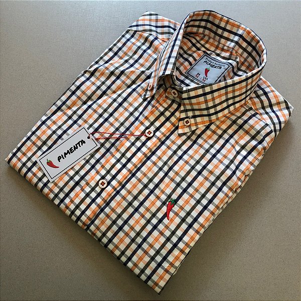 CAMISA MASC. XADREZ - 06/28 CTB