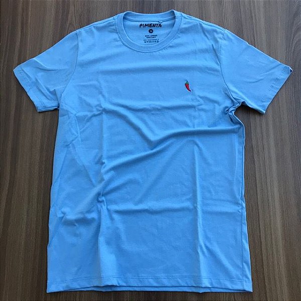 CAMISETA BASICA AZUL CLARO PIMENTA