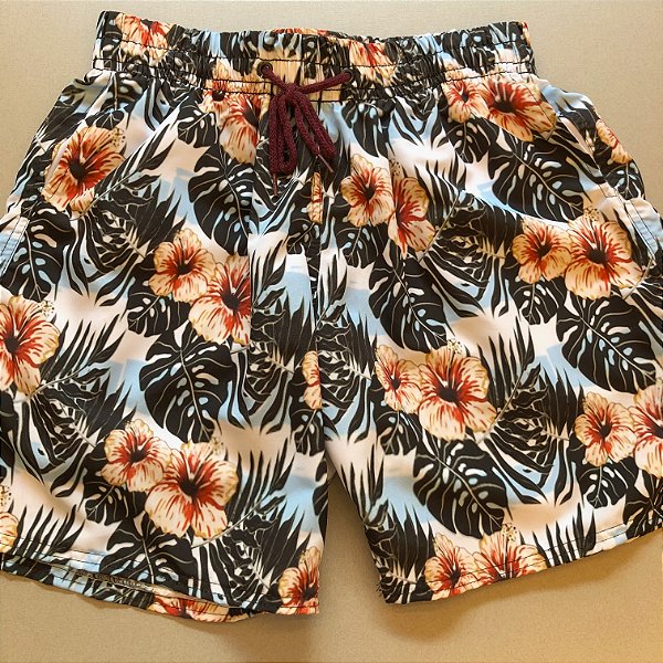 SHORT PRAIA FLORAL - S040
