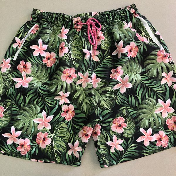 SHORT PRAIA FLORAL - S048