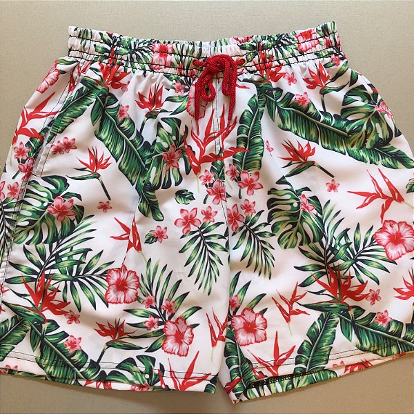 SHORT PRAIA FLORAL - S049