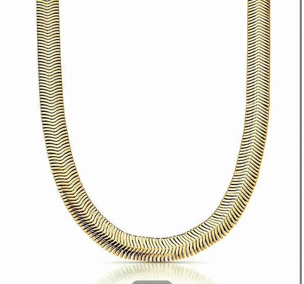 Colar Snake Dourado