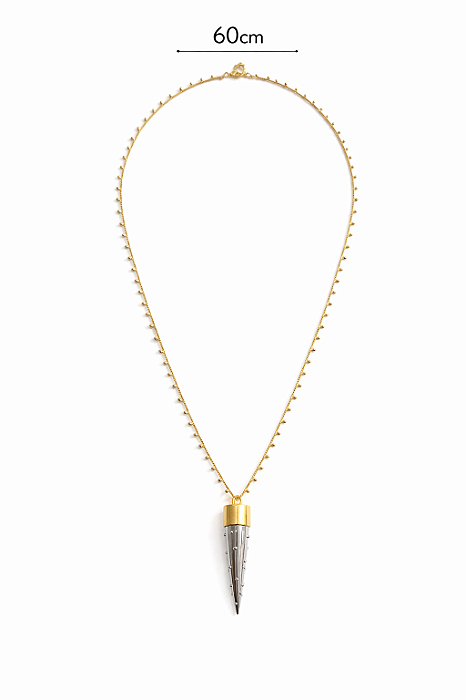 Colar Dente Duo