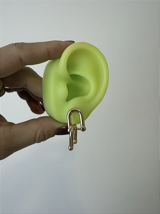 Brinco Ferradura Dourado