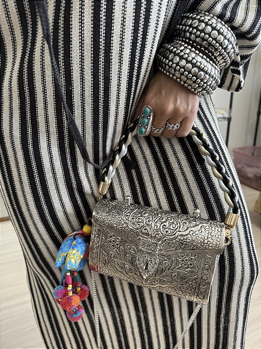 Pulseira Tachas Prateada