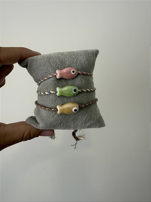Pulseira Peixinho Porcelana