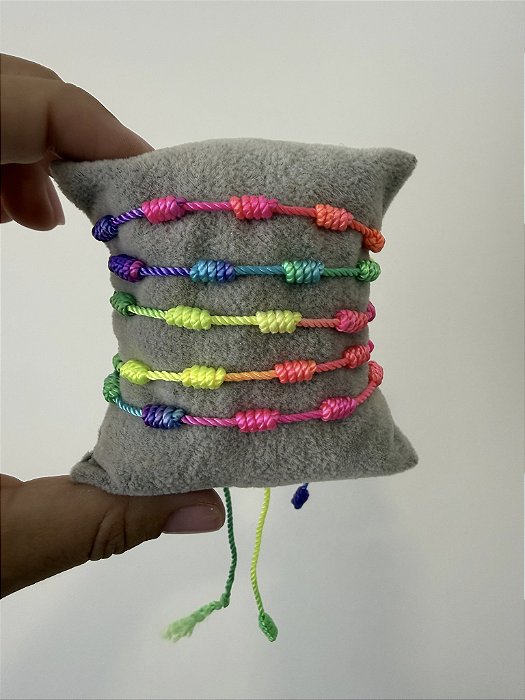 Pulseira Sete Nós Colorida