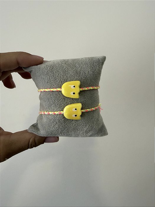 Pulseira Fantasminha Amarelo