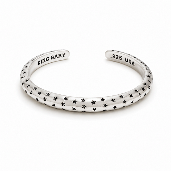 Bracelete Prata Estrelinhas