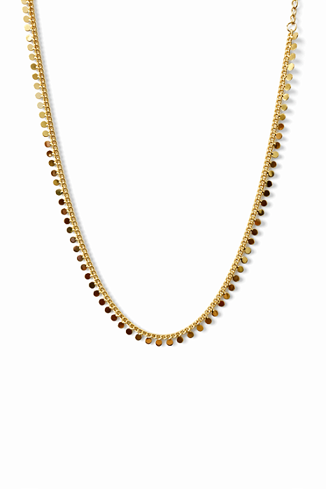 Colar Bolinhas Douradas
