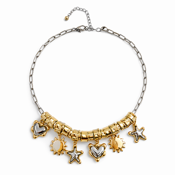 Colar Charms Duo