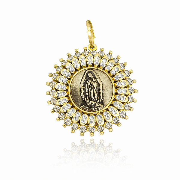 Pingente Nossa Senhora Dourado