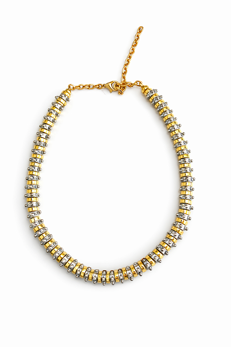 Colar Spikes Banho Duplo