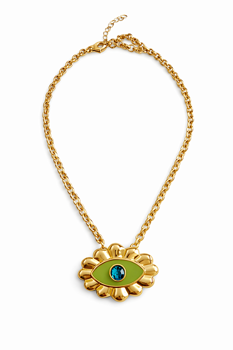 Colar Olho Grego Verde