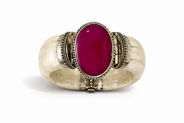 Pulseira Indiana Pedra Pink