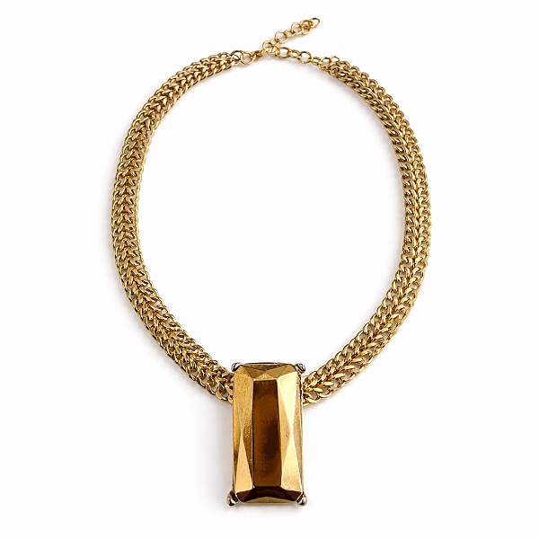 Colar Malha Quadrado Gold