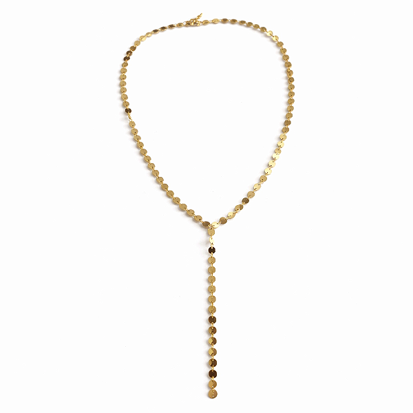 Colar Gravatinha Moedas