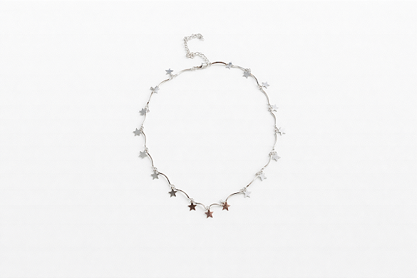 Colar Estrelinhas Prata