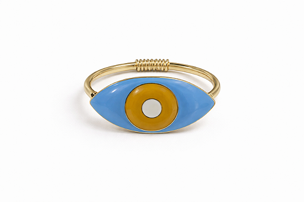 Pulseira Olho Azul Caramelo