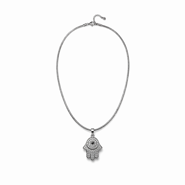 Colar Mão de Fátima Aço