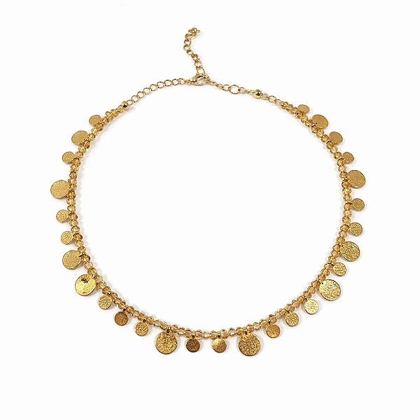 Colar Cristais Âmbar