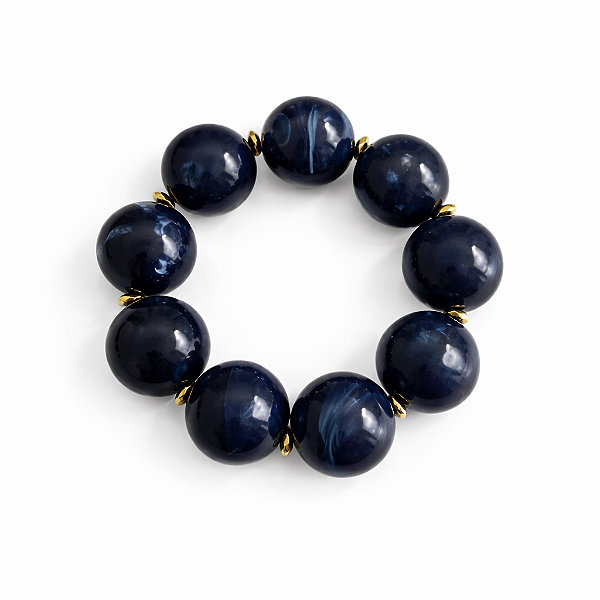 Pulseira Bolotas Azul