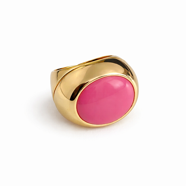 Anel Bola Pink
