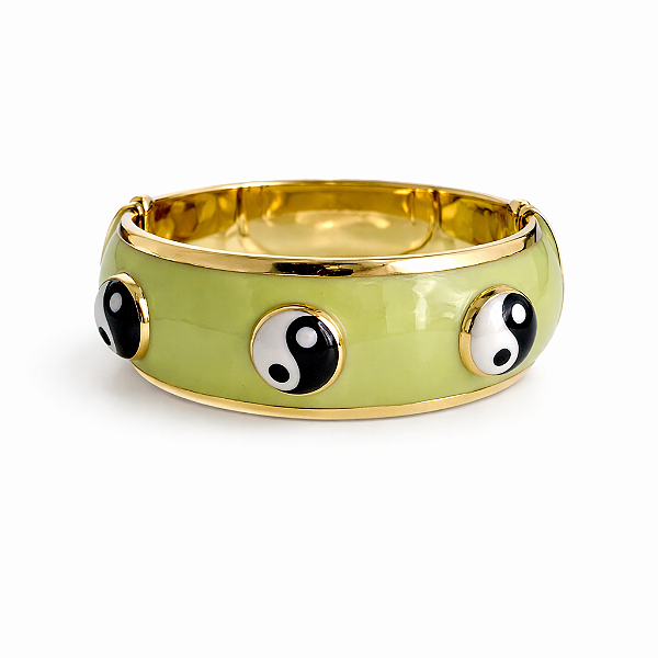 Pulseira Resinada Yin Yang Lima