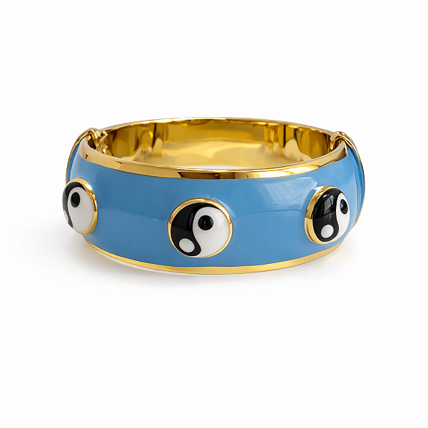 Pulseira Yin Yang Azul