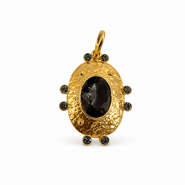 Pingente Oval Chumbo