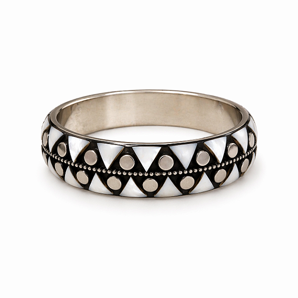 Pulseira Preto e Branco Indiana