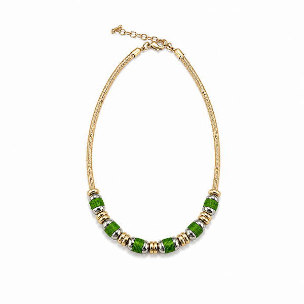 Colar Lurex Verde