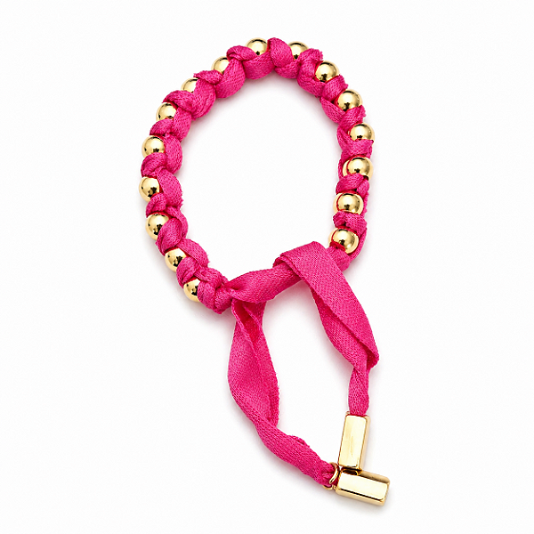 Pulseira Cordinha Rosa